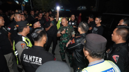 Sinergi TNI-Polri dan Pemda Jaga Kondusivitas Pengesahan Anggota Perguruan Silat di Lamongan