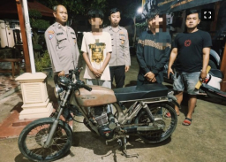 Polres Lamongan Bongkar Aksi Pencurian Montor Hanya Dua hari Yang dilakukan Karyawan Warkop