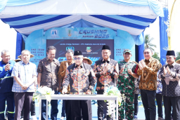 Dandim 0808/Blitar Dampingi Bupati Dan Forkopimda Hadiri Manten Tebu 2026 Di PG Rejoso Manis Indo