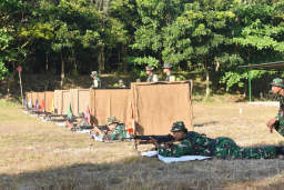 Peningkatan Hasil Jadi Indikator Keberhasilan Latihan Menembak Korem 081/DSJ