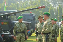 Sertijab Danyonarhanud 8/MBC Dipimpin Pangdam V/Brawijaya, Perkokoh Soliditas dan Kesiapan Operasional Satuan