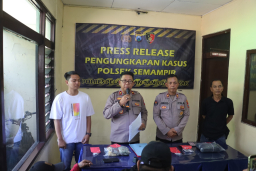 Polsek Semampir Amankan Spesialis Pembobol Rumah Kosong di Semampir, Tersangka Ternyata Residivis