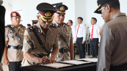 Polresta Banyuwangi Gelar Sertijab Sejumlah Pejabat Strategis, Wujud Penyegaran Organisasi dan Optimalisasi Pelayanan