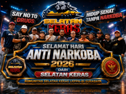 Peringati Hari Anti Narkoba Sedunia, Ketua Rehabilitasi LRPPN-BI Surabaya Ajak Generasi Muda Jauhi Narkoba