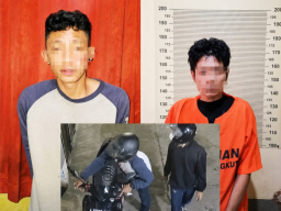 Dua Bandit Spesialis Curanmor Ditangkap Polsek Rungkut