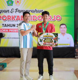 1.940 Atlet Peraih Juara Porkab Terima Reward dari Pemkab Sidoarjo