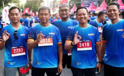 Dari Meja Birokrasi ke Lintasan Lari, Yayan Nikmati Pagi Bersama Warga di Ajang Baperun 2026