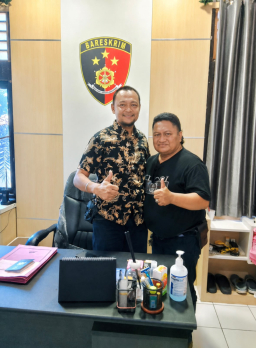Perkuat Sinergitas, Penasehat KWI dan Madas Sedarah Silaturahmi ke Kanit Reskrim Polsek Kenjeran