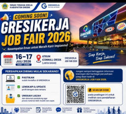 Disnaker Gresik Gelar GRESIKERJA Job Fair 2026, Sediakan Ribuan Peluang Kerja