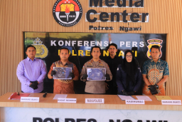 Polres Ngawi Tuntaskan Kasus Curanmor di Kendal, DPO Diamankan