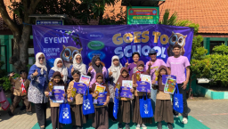 Eyevit Eyelove Gummy Sukses Gelar Kampanye Kesehatan Mata di SDN Sidokepung 2 Sidoarjo, Edukasi Sejak Dini Demi Generasi