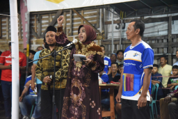 Wabup Sidoarjo Buka Turnamen Voli Kebonsari Cup 1 Putri