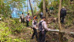 Polres Magetan dan Perhutani Perkuat Mitigasi Karhutla di Cemorosewu, Bangun Ilaran Api Sejauh 1,8 Km