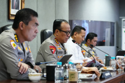 Tindak Lanjuti Arahan Presiden, Wakapolri dan Wamen Kehutanan Konsolidasikan Langkah Nasional Hadapi El Nino dan Karhutl