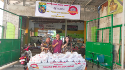 Berbagi Itu Indah, Sinergi GM FKPPI 1316 Sidoarjo Dan Squad Delta Sidoarjo (R4) Tebar Kepedulian Lewat Program Jumat Ber
