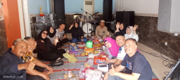 DPC PAMDI SIDOARJO Perkuat Keimanan Dan Kekompakan Gelar Pengajian Dan Doa Bersama di Sekretariat Area Polsek Kota Sid