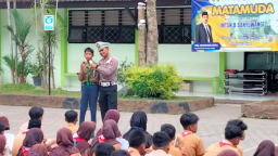 MPLS Hari Ketiga, MTs Negeri 8 Banyuwangi Gelar MATAMUDA Bertema "Ilmu Baru, Teman Baru serta Prestasi Baru"