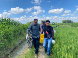 Petani 66 Tahun Ditemukan Tewas Tengkurap di Parit Persawahan di Tegalsari