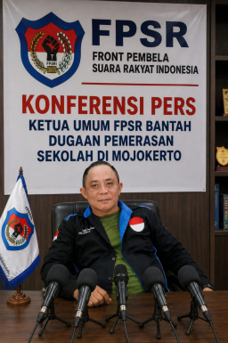 Ketua FPSR Tegaskan Tidak Pernah Memeras Sekola lh Di Mojokerto