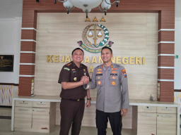 Kapolres Lumajang Silaturahmi ke Kejaksaan Negeri di Hari Pertama Tugas