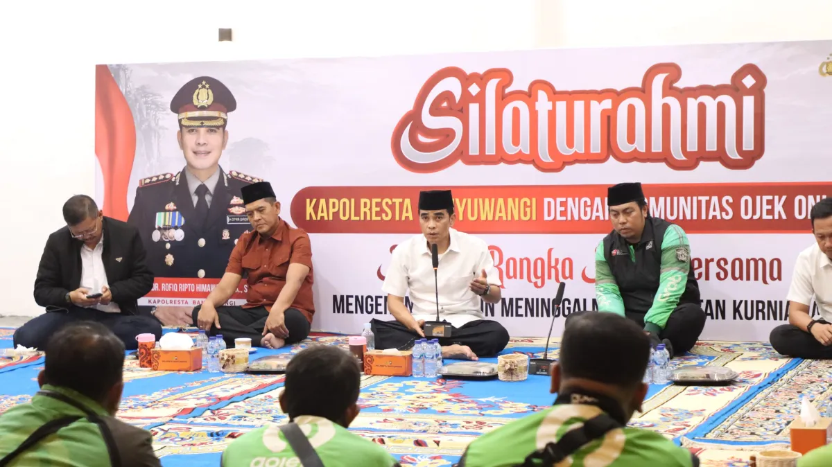 Setahun Kepergian Affan Kurniawan, Kapolresta Banyuwangi Ajak Ojol Jadi Mitra Jaga Kamtibmas