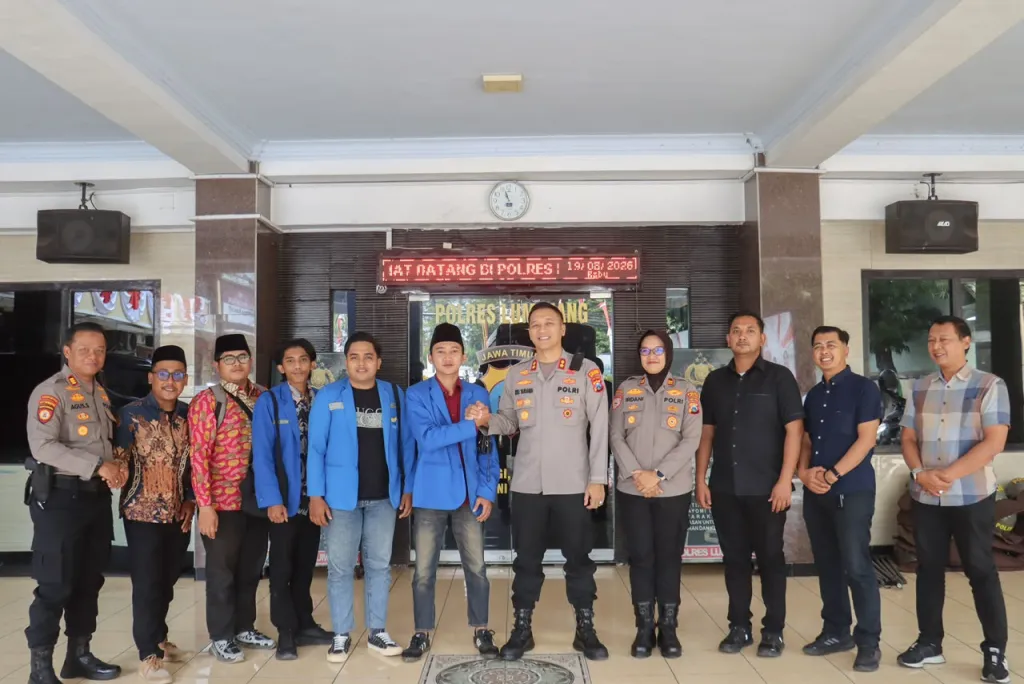 Kapolres Lumajang Terima Audiensi PMII, Ajak Mahasiswa Tangkal Hoaks dan Jaga Kamtibmas