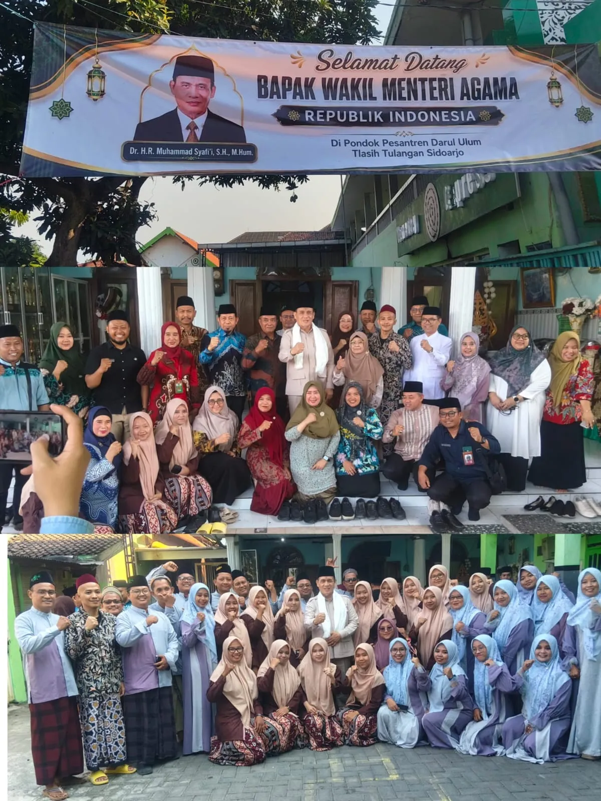 WAMENAG RI KUNJUNGI PONPES DARUL ULUM TLASIH, BAWA KABAR BAIK UNTUK PENGEMBANGAN PESANTREN
