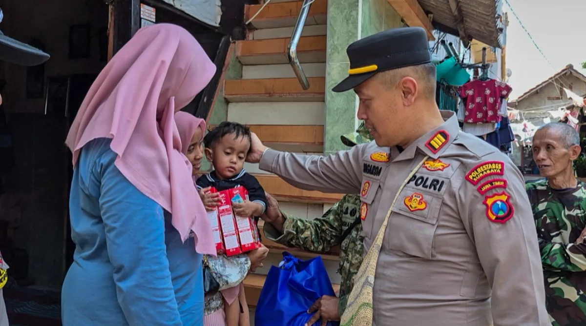 Cegah Balita Stunting, Polsek Gubeng Gelar JUPE di 8 Titik Wilayah Gubeng