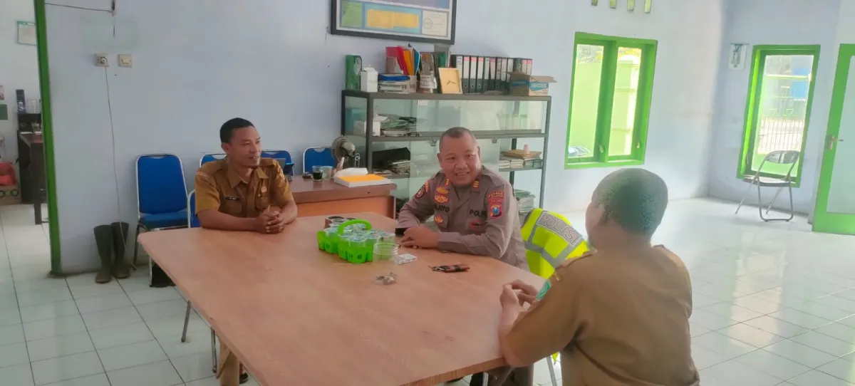 Polisi dan BPP Ranuyoso Koordinasi Ketahanan Pangan, Tanam Jagung Menunggu Musim Hujan