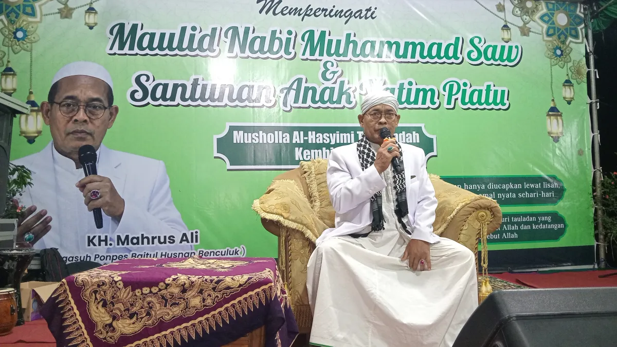 Musholla Al Hasyimi Tebu Indah Peringati Maulid Nabi Muhammad SAW dan Santuni Anak Yatim Piatu