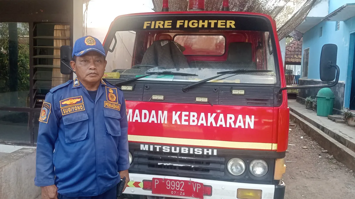 Hadapi Kemarau, Pos Sektor Bangorejo Damkarmat Banyuwangi Siaga Karhutla