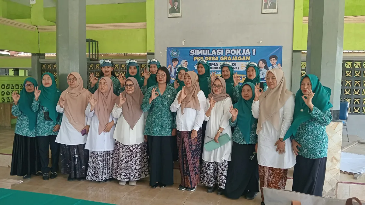 Pokja 1 TP PKK Desa Grajagan Gelar Simulasi Bertema Pernikahan Dini, Dorong Inovasi Remaja Berdaya