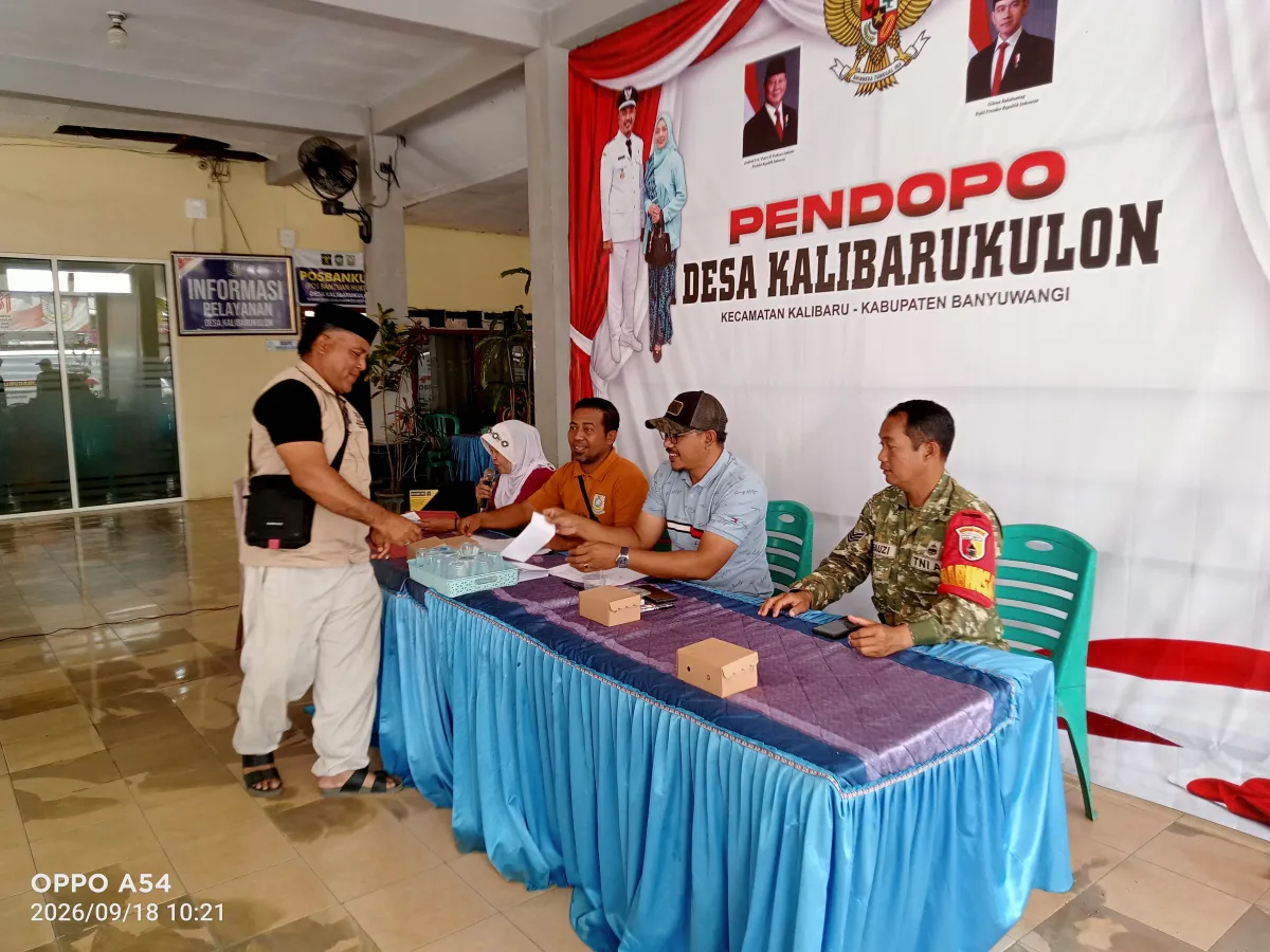 Insentif Cair, Pemdes Kalibaru Kulon Minta Perangkat RT-RW Makin Responsif