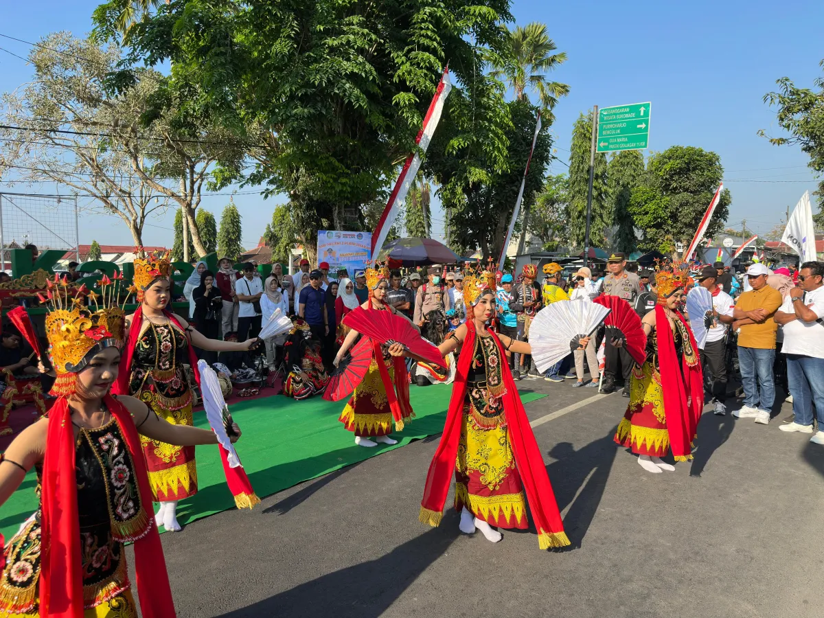 Gandrung dan Jaranan Sambut Bupati, Pelajar SMPN 2 Purwoharjo Bawa Seni Tradisi ke Panggung Publik