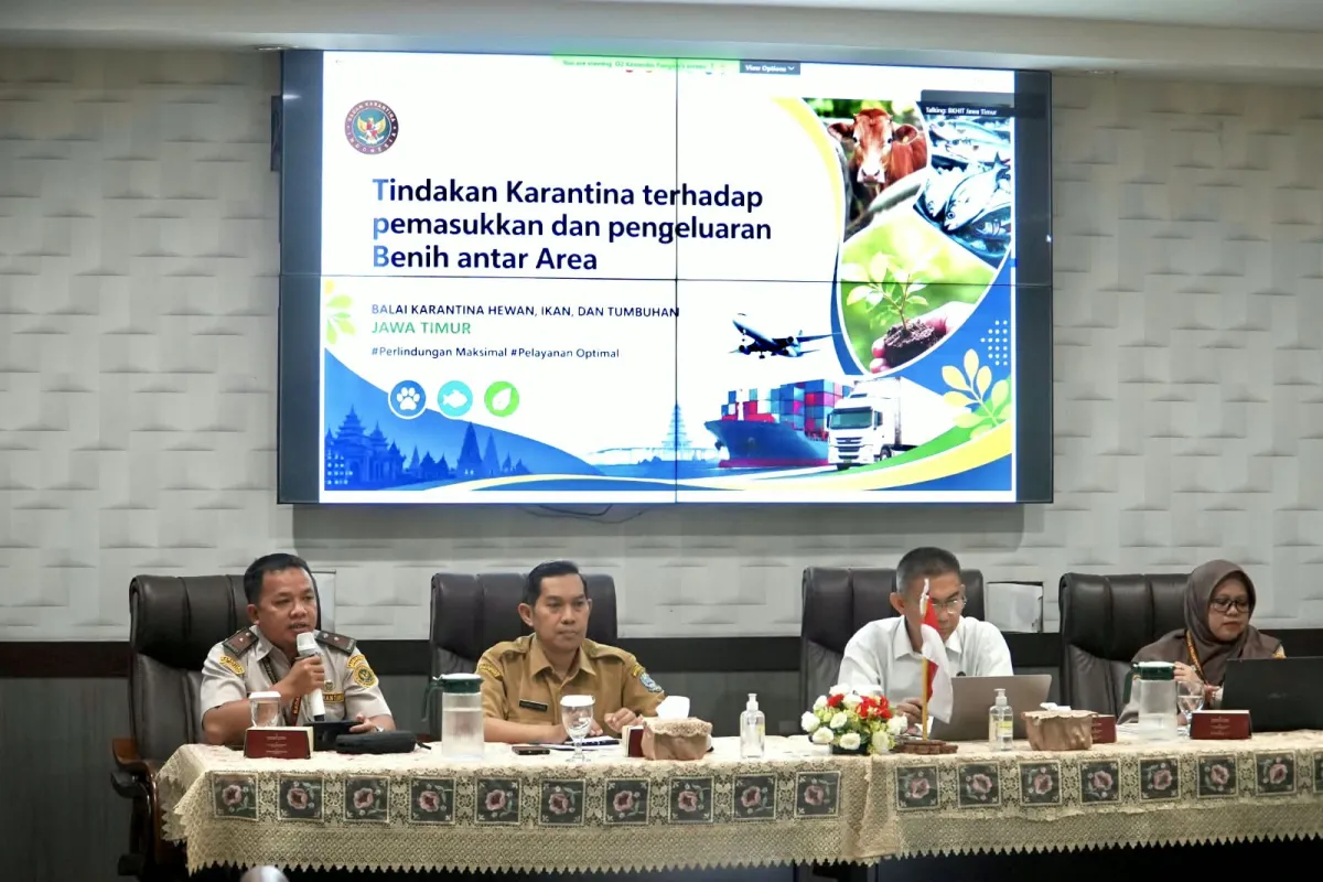 Benih Melintas, Standar Tak Boleh Lepas: Karantina dan Perbenihan Satukan Pedoman di Sidoarjo