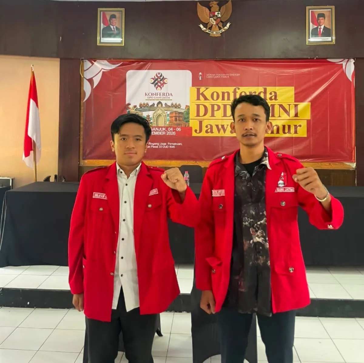 Dua Kandidat Terpilih Sebagai Ketua dan Sekretaris DPD GMNI Jawa Timur