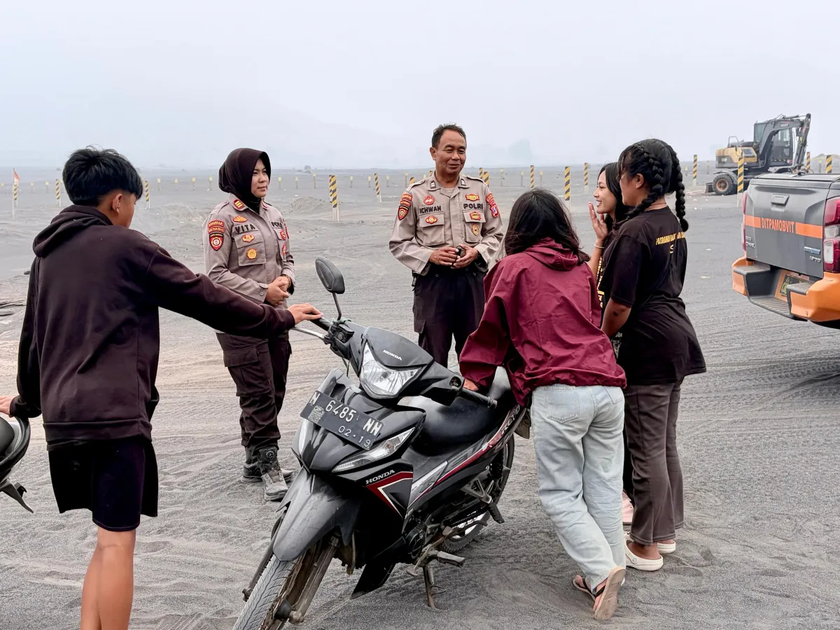 Polres Probolinggo Patroli Kawasan Bromo, Wisatawan Diimbau Patuhi Penutupan Kawasan