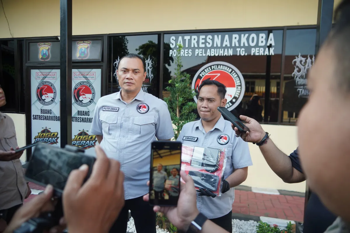 Polres Tanjung Perak Amankan Pengedar Sabu di Kenjeran, 65,51 Gram Barang Bukti Disita