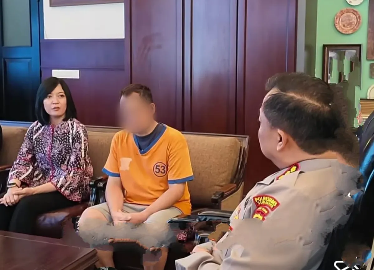 Polrestabes Surabaya Amankan Terduga Pencabulan Anak Dibawah Umur