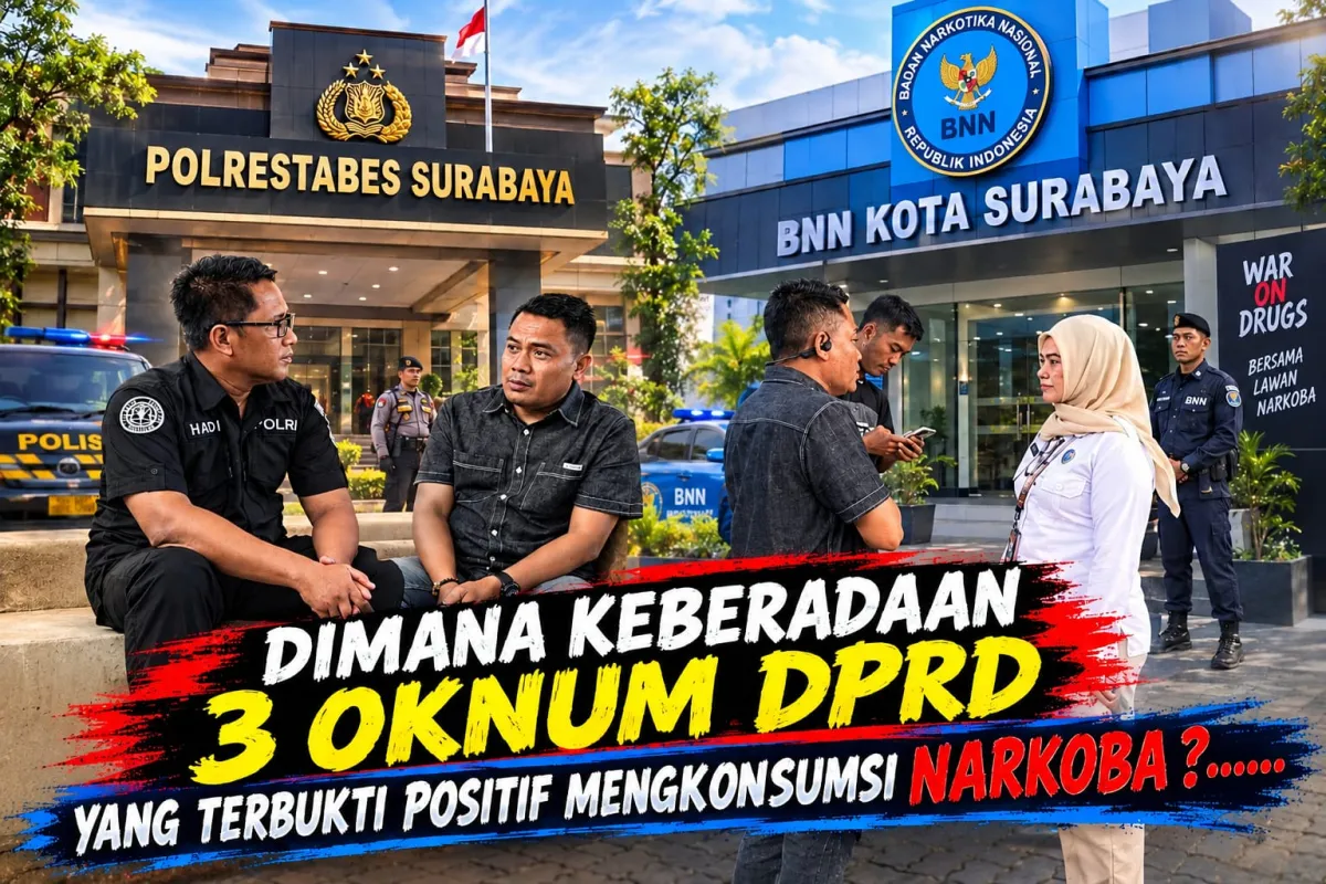 AMI Geram! Polrestabes Sebut 3 Anggota DPRD Jalani Asesmen di BNNK, Humas BNNK Mengaku Tak Tahu