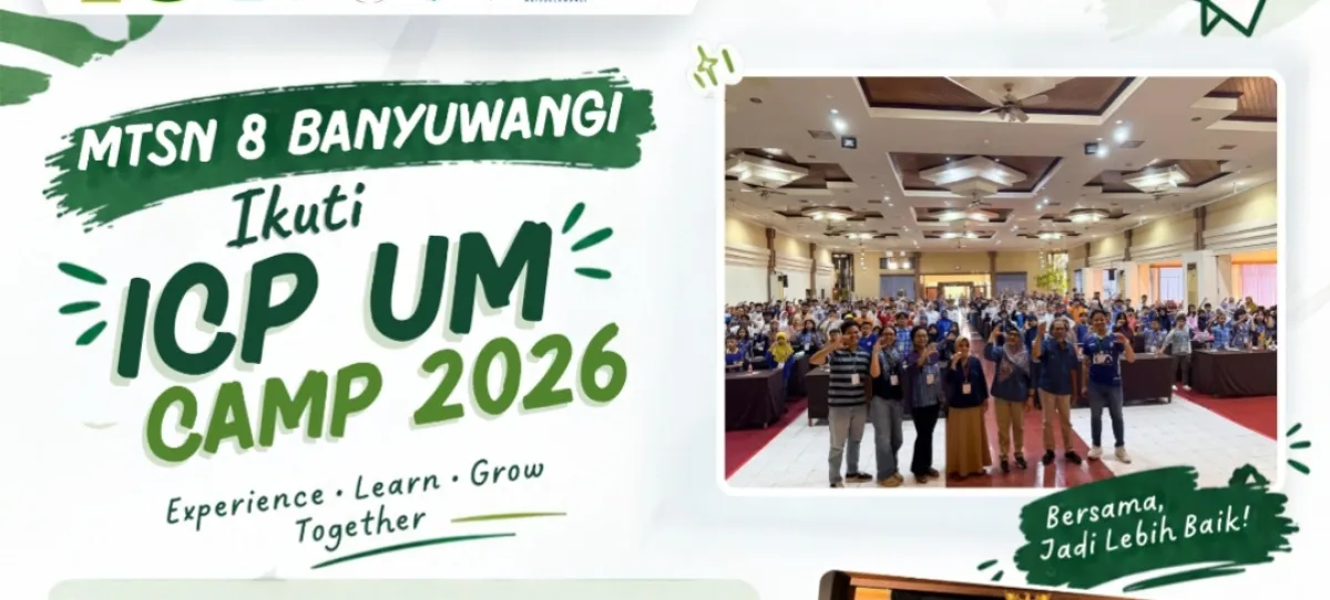 Dorong Prestasi Global, Enam Siswa MTsN 8 Banyuwangi Ikuti ICP UM Camp Season 2