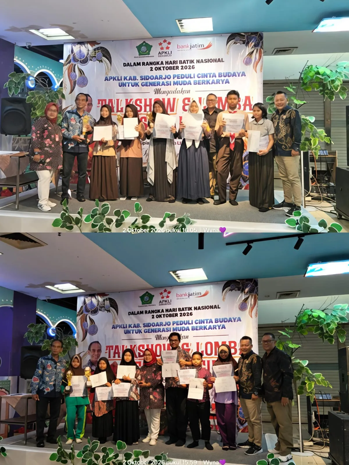 APKLI Sidoarjo Ajak Pelajar Cintai Batik, Asah Kreativitas Lewat Lomba Desain